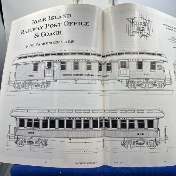 Lot 5 Vintage Railroad Train Magazines 1960 through 1987 - Picture 10 of 16